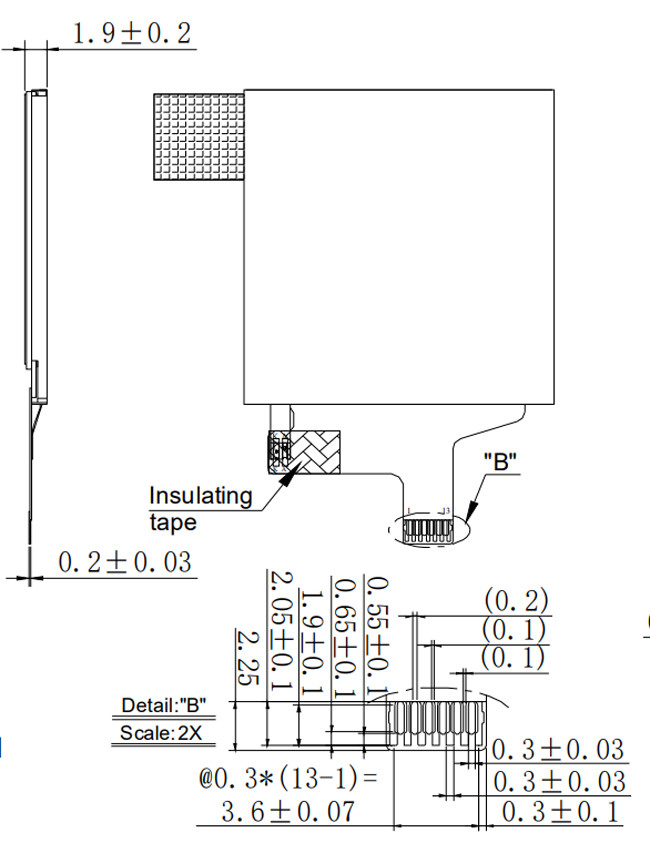 Small IPS TFT LCD Screen 1.3" Inch 240x240 Square Type Free Viewing Angle 1