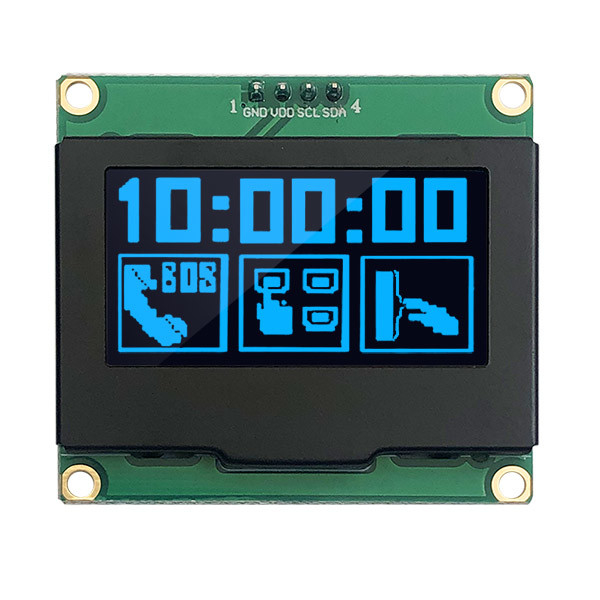 1.54" 128x64 OLED Display Module , I2C OLED Screen with All Viewing Angles 4