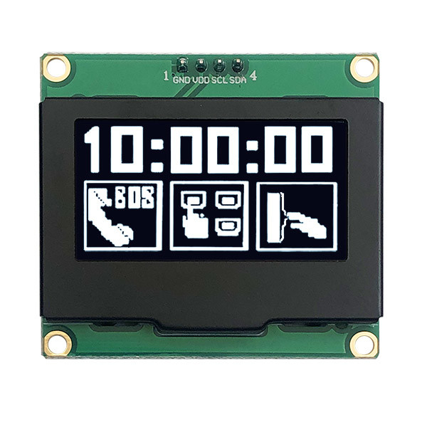 1.54" 128x64 OLED Display Module , I2C OLED Screen with All Viewing Angles 5