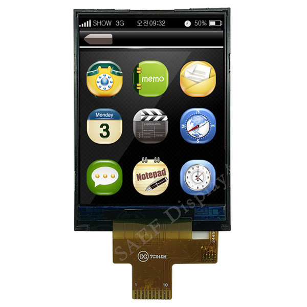 240x320 TFT LCD Display 2.4 inch, QVGA TFT LCD Display, SPI MCU 2.4 Inch TFT LCD 2