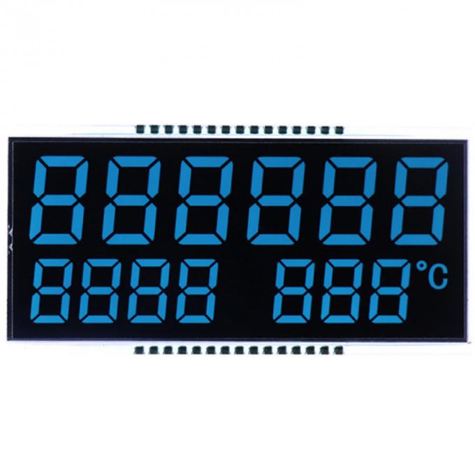 Custom TN LCD Panel, Meter LCD With Voltage, Current, Temperature, Power Characters/Segments 0