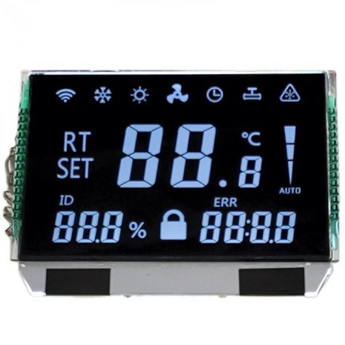 Custom TN LCD Panel, Meter LCD With Voltage, Current, Temperature, Power Characters/Segments 4