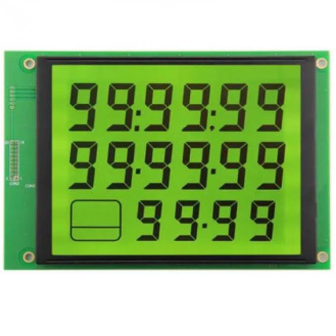 Custom LCD Panel, Monochrome Temperature Control Instrument Energy Storage Power LCD, STN Yellow Green Segment LCD 0