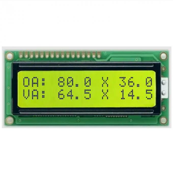 Custom LCD Panel, Monochrome Temperature Control Instrument Energy Storage Power LCD, STN Yellow Green Segment LCD 2