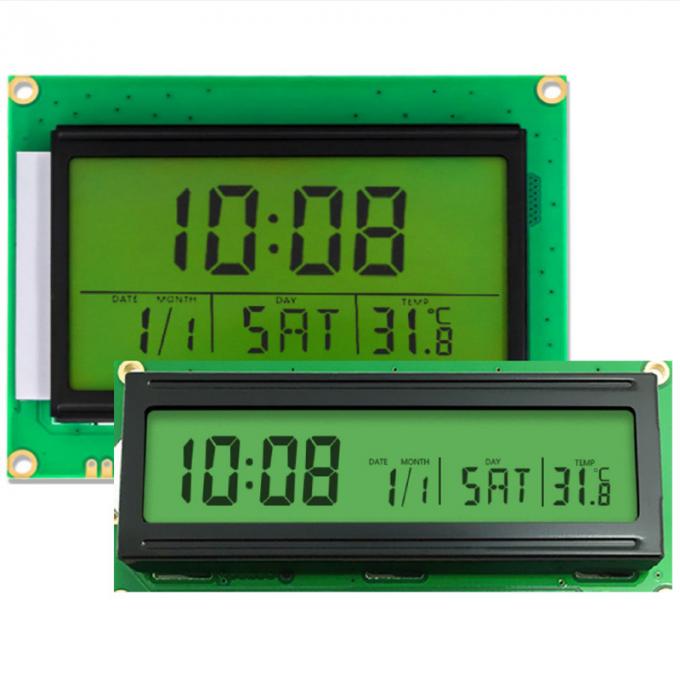 Custom LCD Panel, Monochrome Temperature Control Instrument Energy Storage Power LCD, STN Yellow Green Segment LCD 1