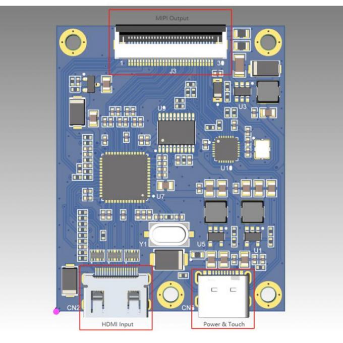 HDMI TFT LCD Display 4 Inch Round, Circular TFT LCD 4" With MIPI Interface 3