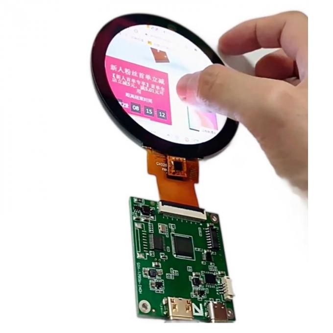 HDMI TFT LCD Display 4 Inch Round, Circular TFT LCD 4" With MIPI Interface 5