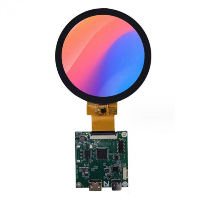 HDMI TFT LCD Display 4 Inch Round, Circular TFT LCD 4" With MIPI Interface 4