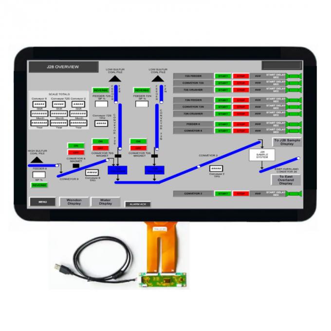 PCAP TFT Display 21.5 Inch FHD 1920*1080 Resolution, LVDS 21.5 Inch TFT LCD Display With Built-In LED Backlight Driver 0