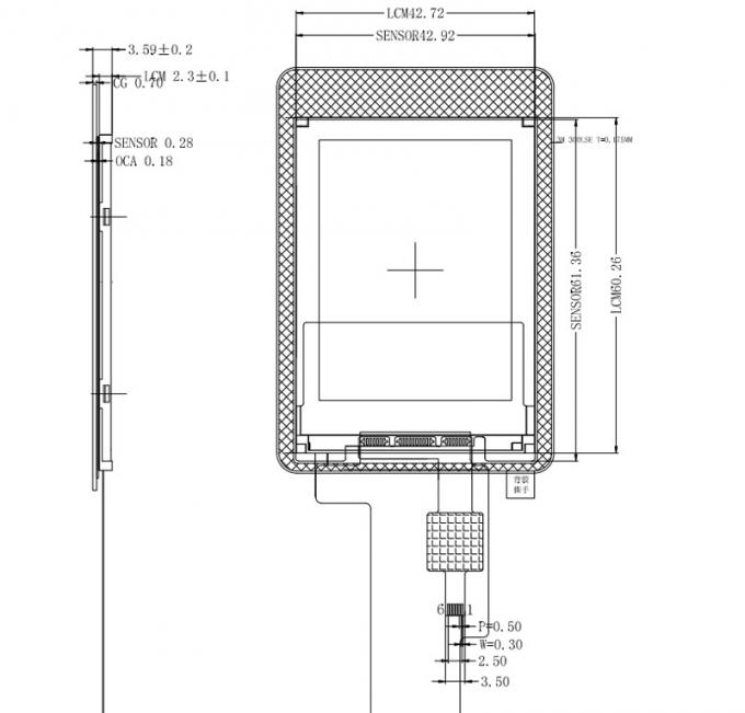 Sunlight Readable 2.4 Inch IPS TFT LCD Display ILI9341V Driver SPI Interface 0