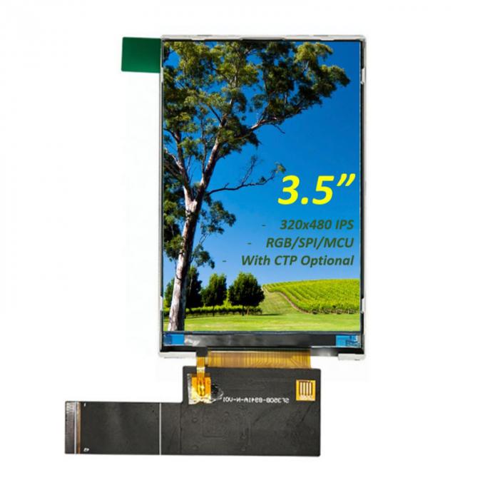 3.5" Inch TFT LCD Display Module 320x480 HVGA IPS Full Viewing Angle With RGB/MCU/SPI Interface 2