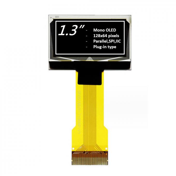 Factory supply 1.3 inch monochrome OLED display module 128x64 pixel white/blue optional 7