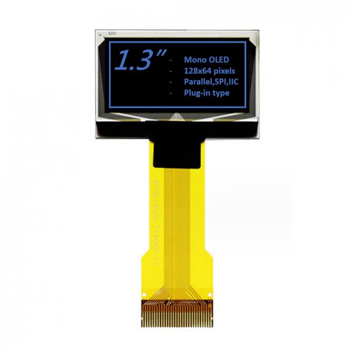 Factory supply 1.3 inch monochrome OLED display module 128x64 pixel white/blue optional 5