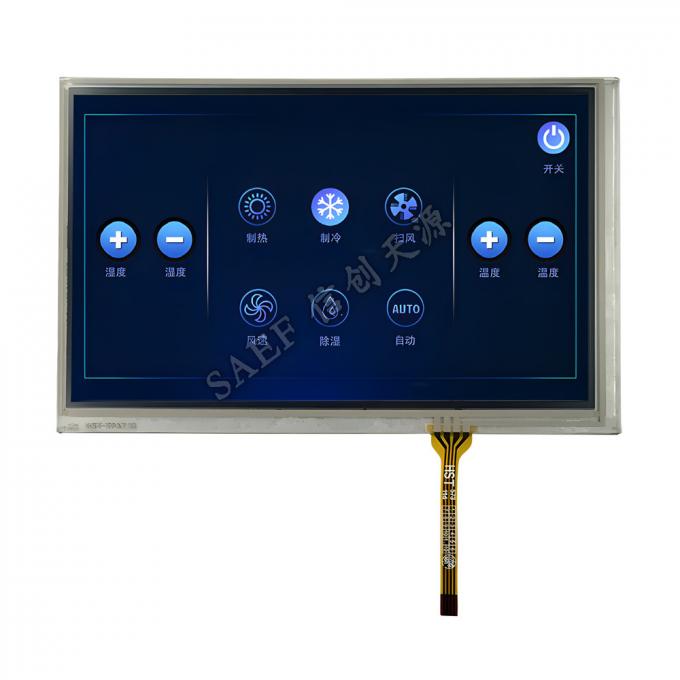 7 Inch Industrial TFT Display 40 Pin 800x480 RGB Interface With Resistive Touch Screen 2