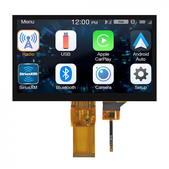 7 Inch TFT LCD Touch Screen Module 1024x600 IPS Full Viewing Angle RGB Interface 5