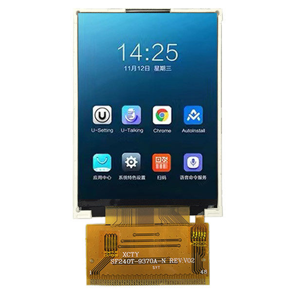 TFT LCD Display 2.4" inch 240x320 QVGA with MCU/RGB interface with Resistive Touch Screen TFT LCD display 3