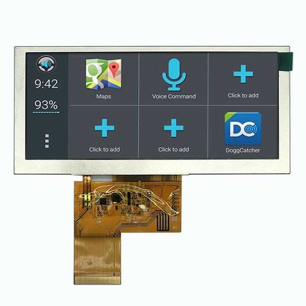 800x320 Bar Type TFT LCD Screen 4.6 Inch with PCAP Capacitive Touch 1