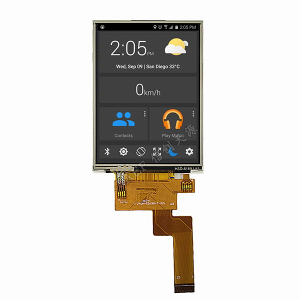 IPS QVGA TFT LCD Display 240x320 With Resistive Touch 2.4" Inch 3