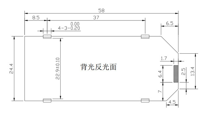 COG 192x64 Monochrome Graphic LCD Display FSTN Positive UC1609C 3.3V SPI Interface 1