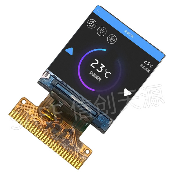 MCU Interface Square TFT Display 0.85" Inch 128x128 28 Pins Number 5