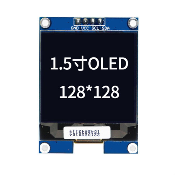 1.5 Inch OLED Display Panel Module Unit 128x128 Pixels 4 Pins I2C Interface With LED Display Controller 2