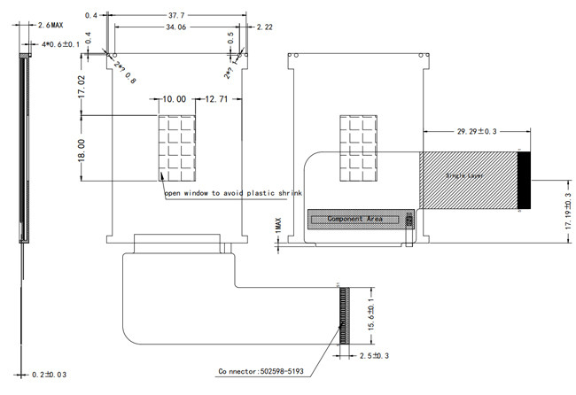 240x320 IPS TFT LCD Screen , 2 Inch TFT Display With SPI RGB interface 1